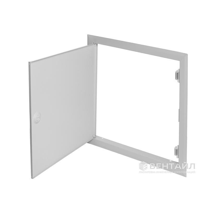 ЛРМ(ПР) 60x100, люк ревизионный металлический с пластиковой ручкой "Универсал"