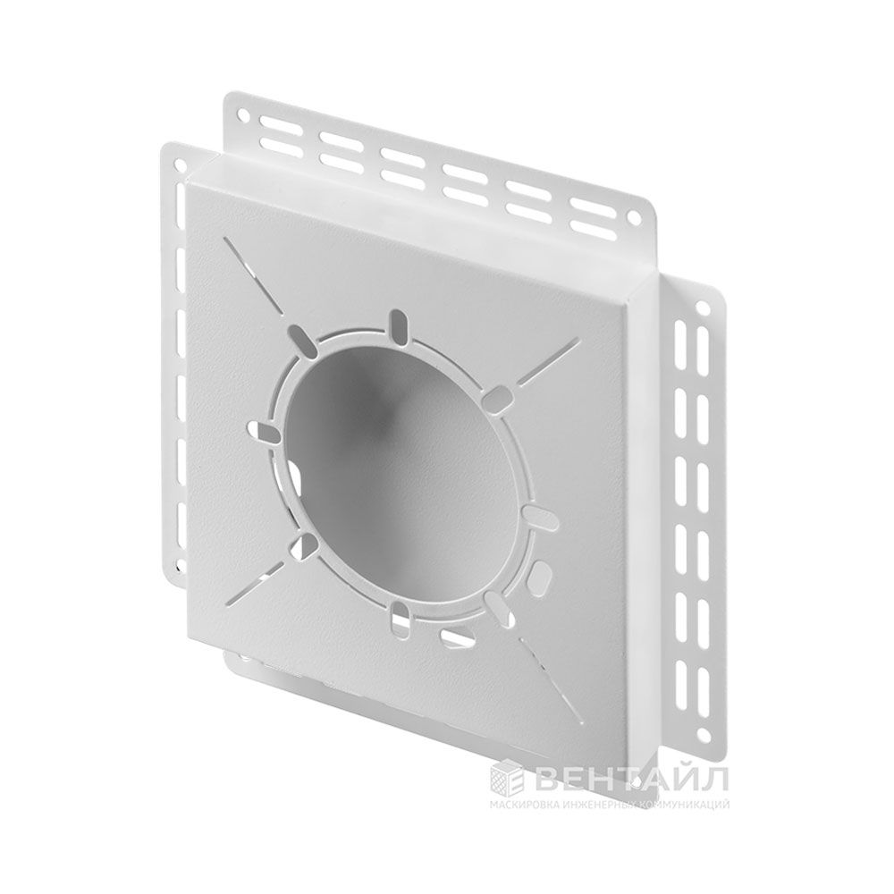 Решетка Вентайл Керамо-У 200x200 под плитку (белая, D100)