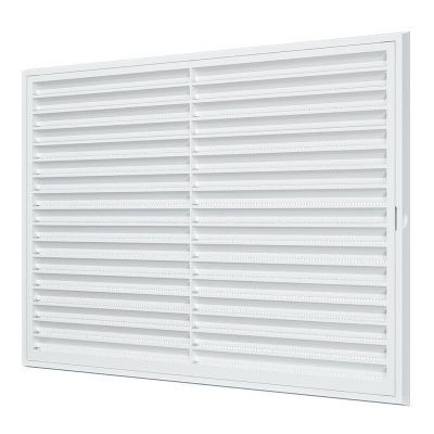 Решетка вентиляционная RZN 400x300, разъемная с сеткой