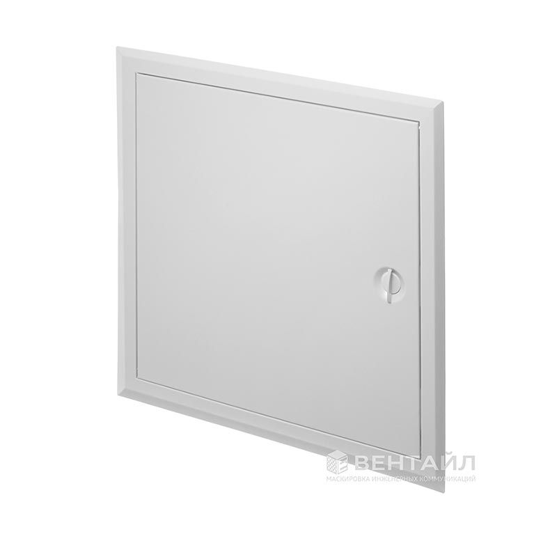 ЛРМ(ПР) 80x90, люк ревизионный металлический с пластиковой ручкой "Универсал"