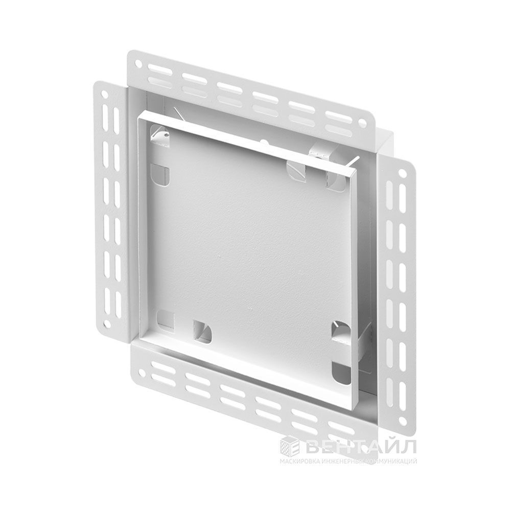 Решетка Вентайл Керамо-У 260x260 под плитку (белая, D150)