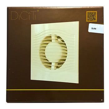 Вентилятор ERA SLIM 5-02 180х180 мм Ø125 мм с выключателем