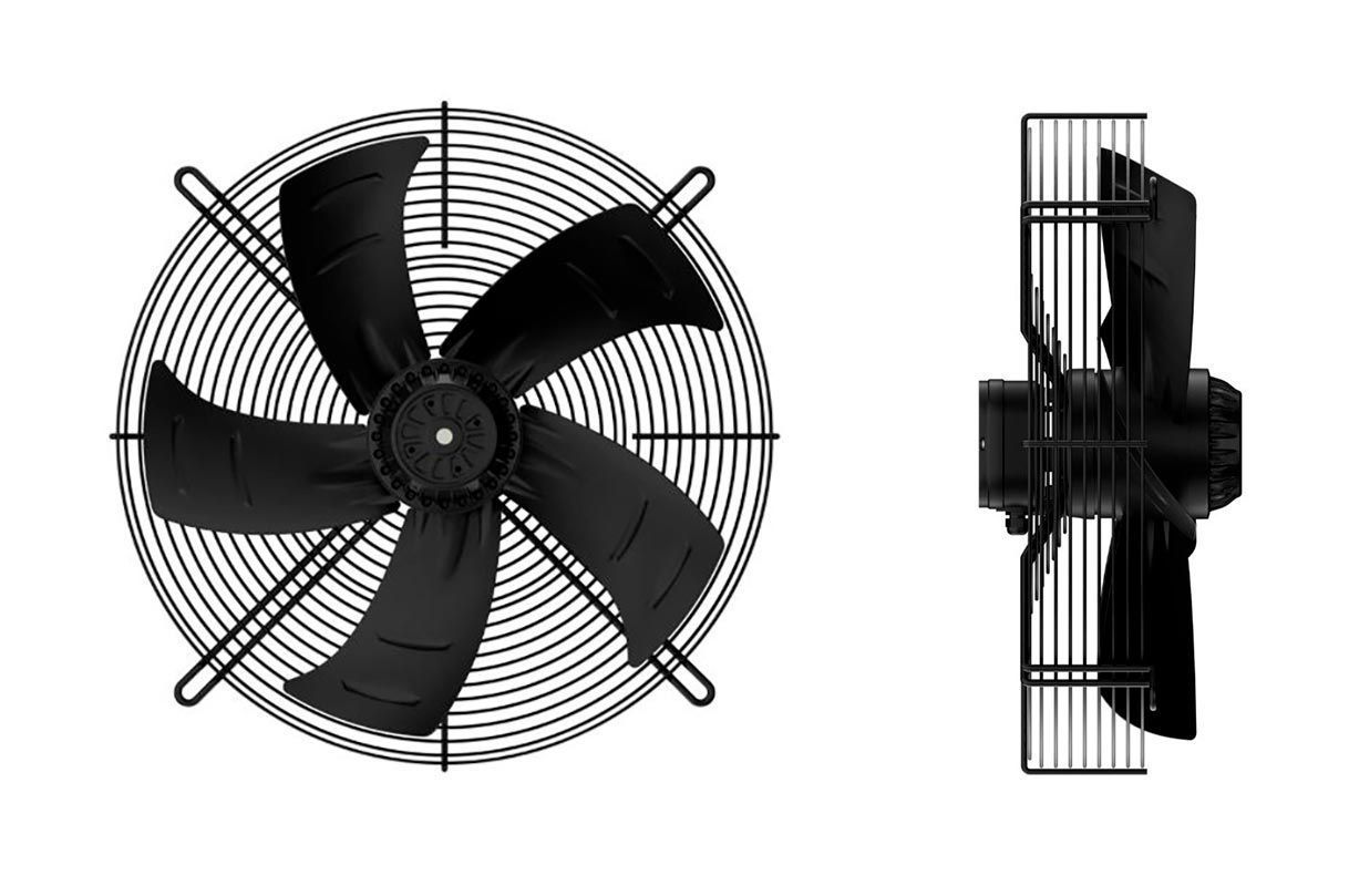 Вентилятор осевой STORM GR 450 4E (четырёхполюсной двигатель)