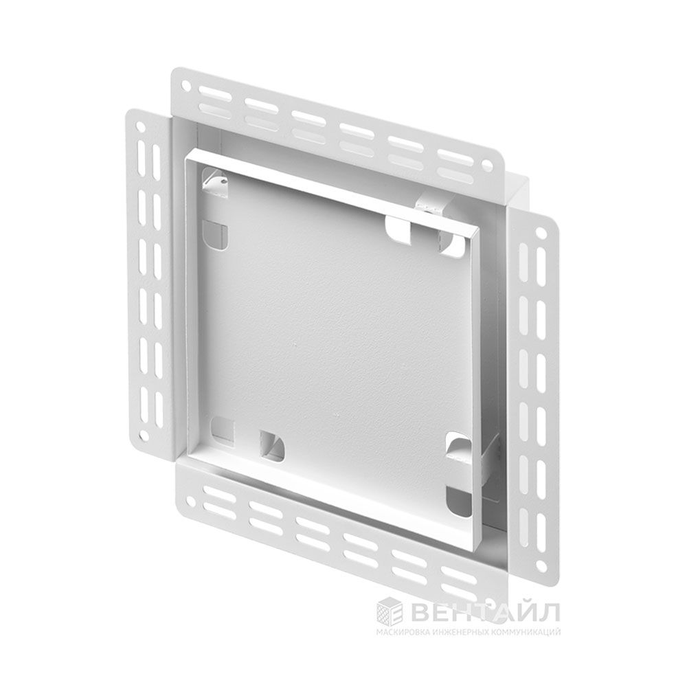 Решетка Вентайл Керамо 200x200 под плитку, белая