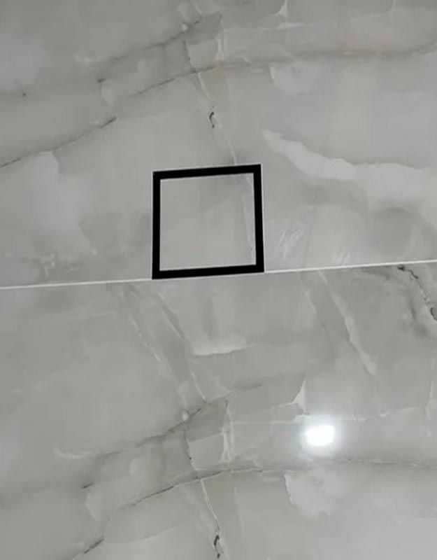 Решетка + вентилятор Keramo Air-Vent Silent 200х200 D100 (черная, B7)