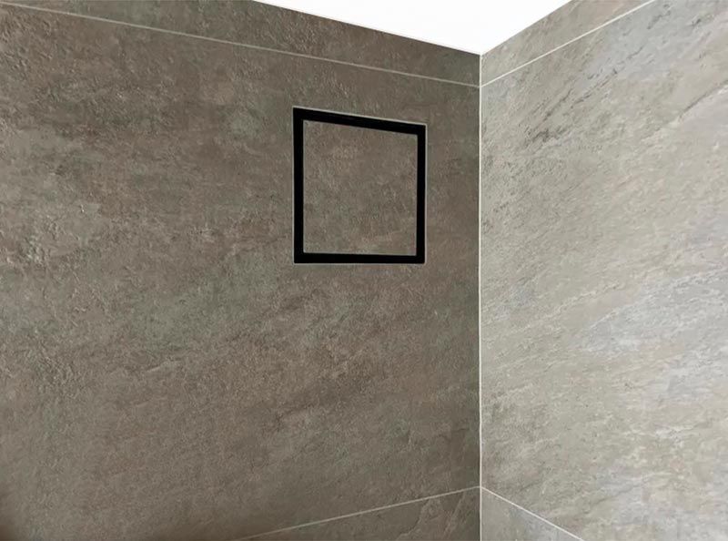 Решетка + вентилятор Euro Air-Vent Silent 210х210 D100 (черная, B15)