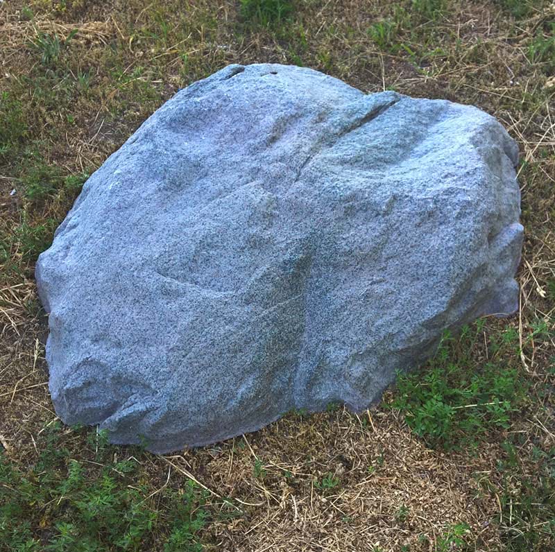 Декоративный валун, камень-люк XL1 серый