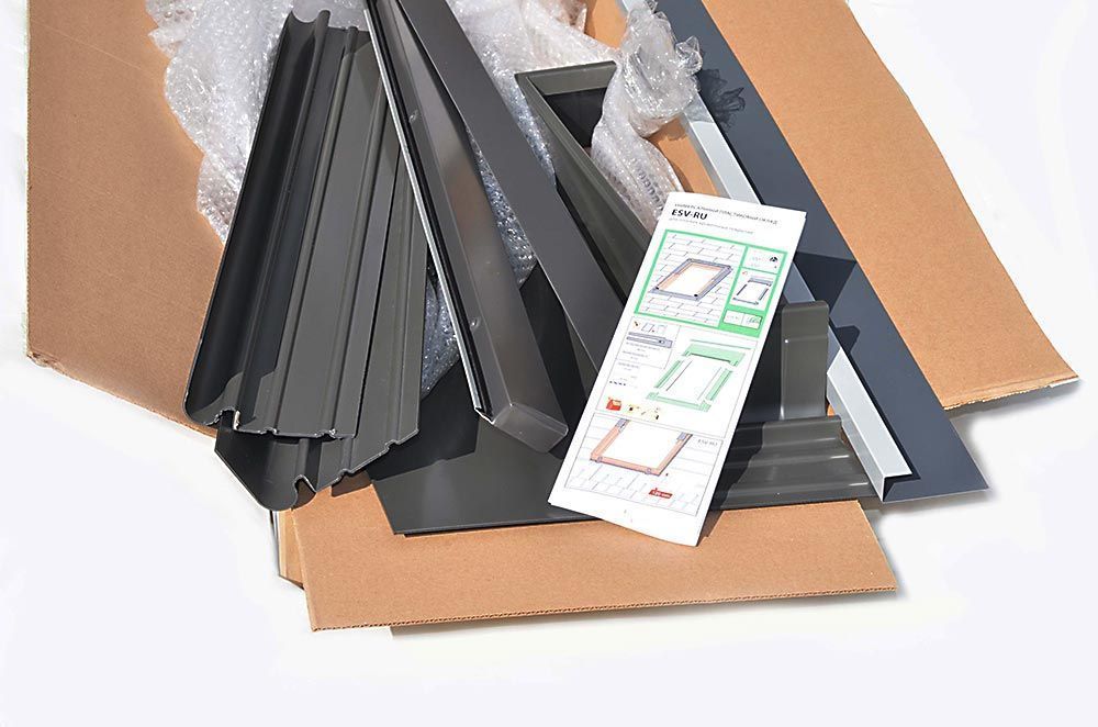 Оклад для плоских кровельных покрытий ESV-RU 55x78