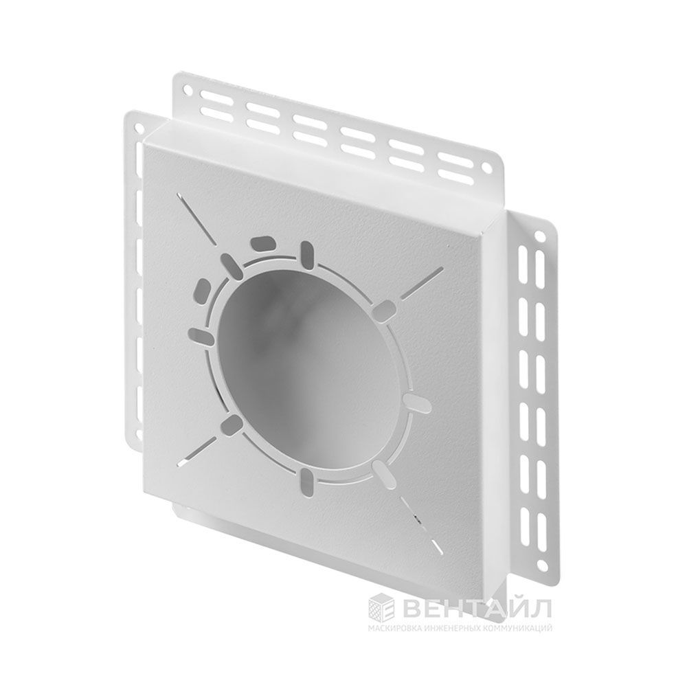 Решетка Вентайл Дизайн-У 260x260 под покраску (белая, D150)