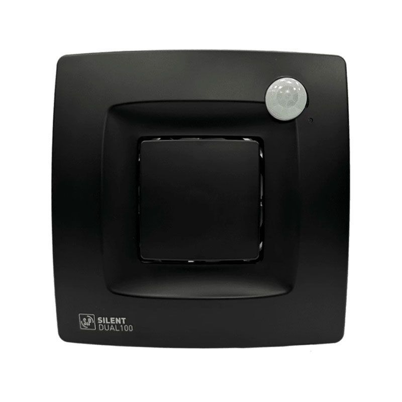 Вентилятор SILENT DUAL-100 MATT BLACK