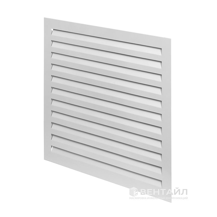 Решетка РМЖР 600x600 металлическая с жалюзи для радиатора отопления