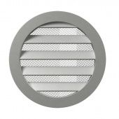 картинка Решетка круглая алюминиевая с металлической сеткой, 10РКМ