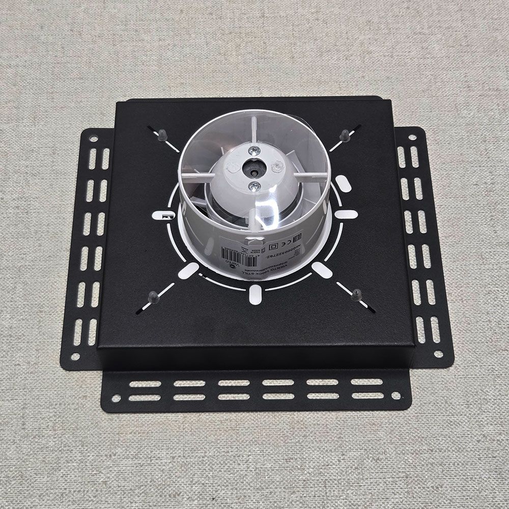 Вентиляционная решетка Design Black 240x240 / STILL-B 125CT с таймером