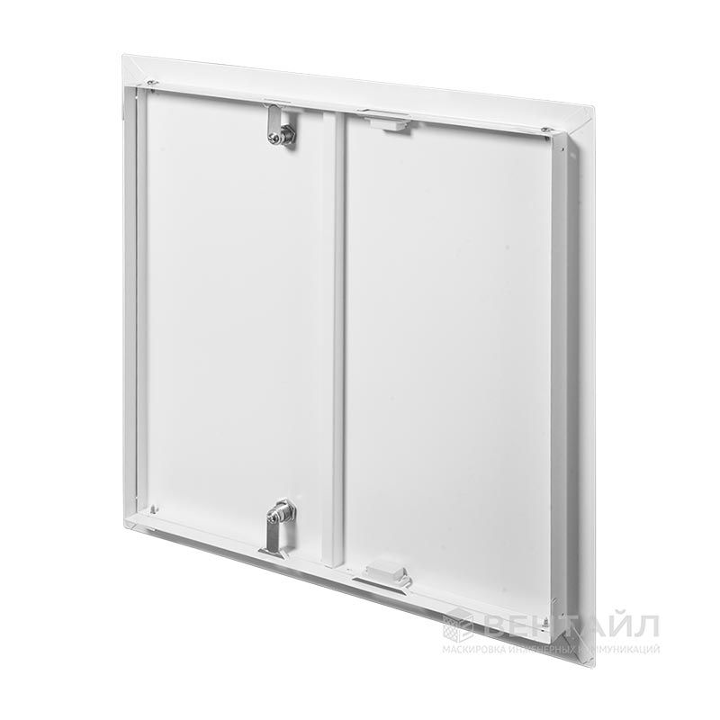 ЛМЗ 80х100 люк металлический замок 2 двери