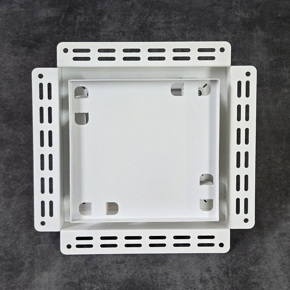 Решетка + вентилятор Keramo-White 240x240 / STILL-B 125CK (белая)