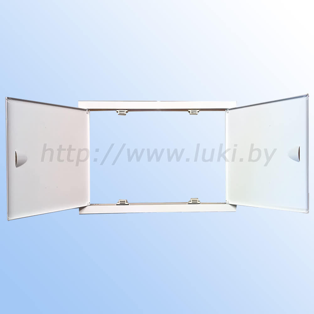 ЛММ 70х80/2 люк металлический с магнитом 2 дверцы