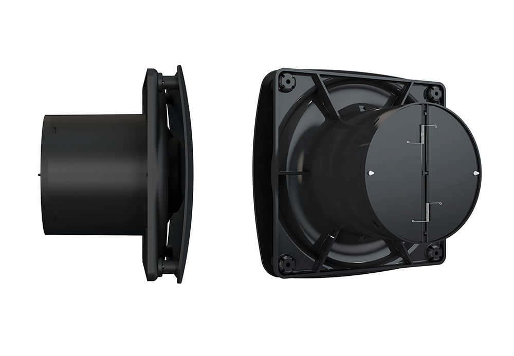 Вентилятор накладной RIO 4C Matt black