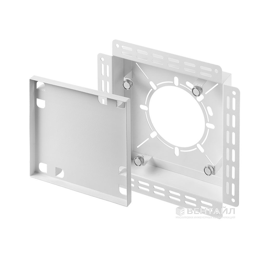 Решетка Вентайл Керамо-У 260x260 под плитку (белая, D150)