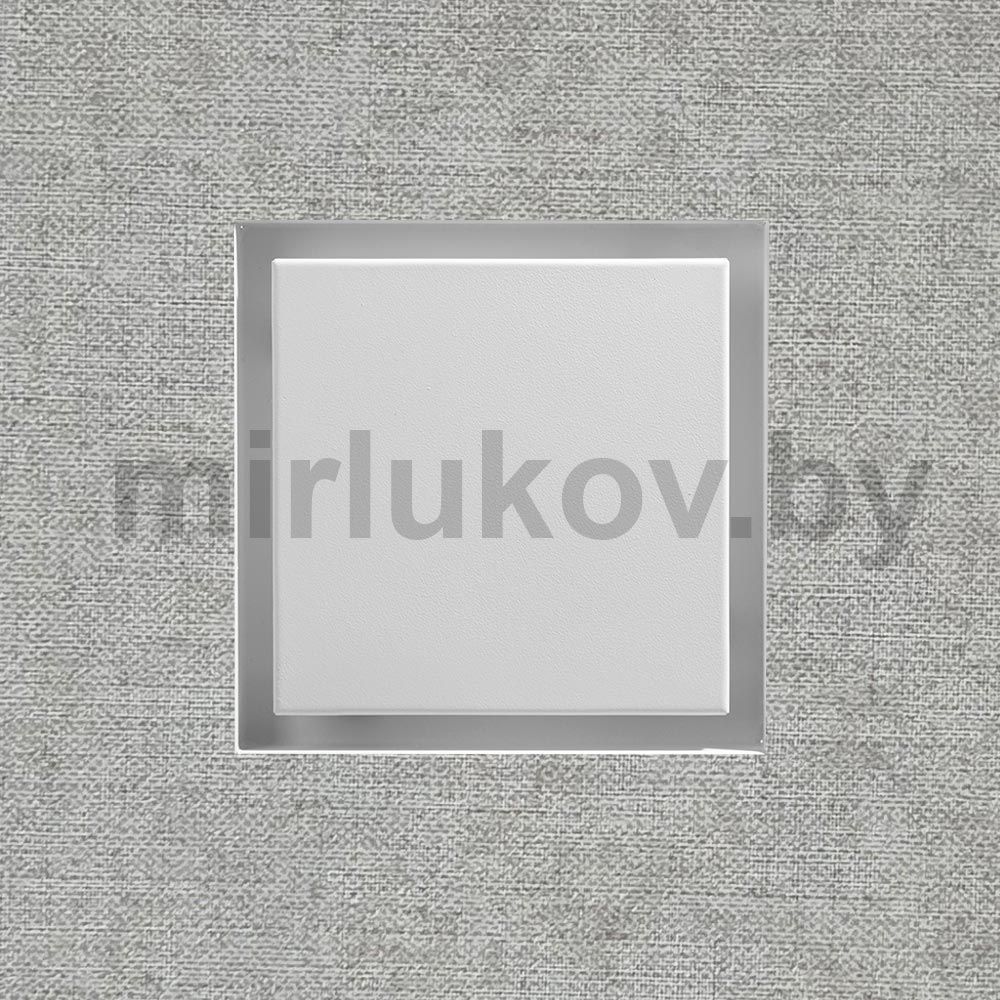 Вентиляционная решетка Design Black/White 240x240 с таймером