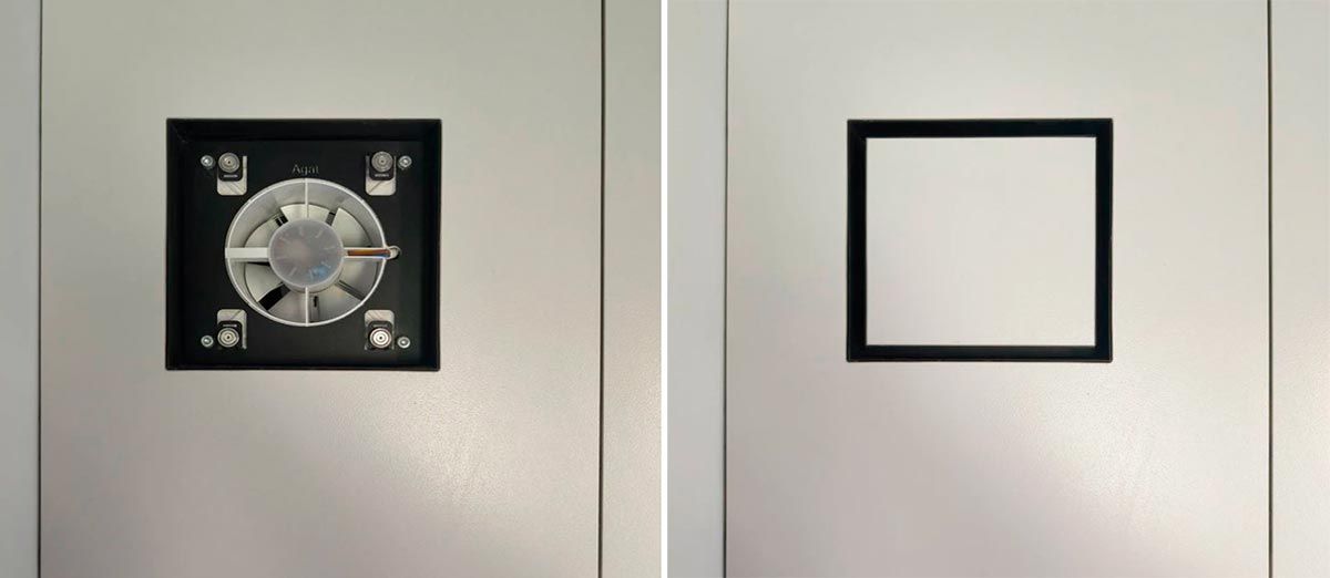 Решетки Agat для ванной комнаты (цвет черный)