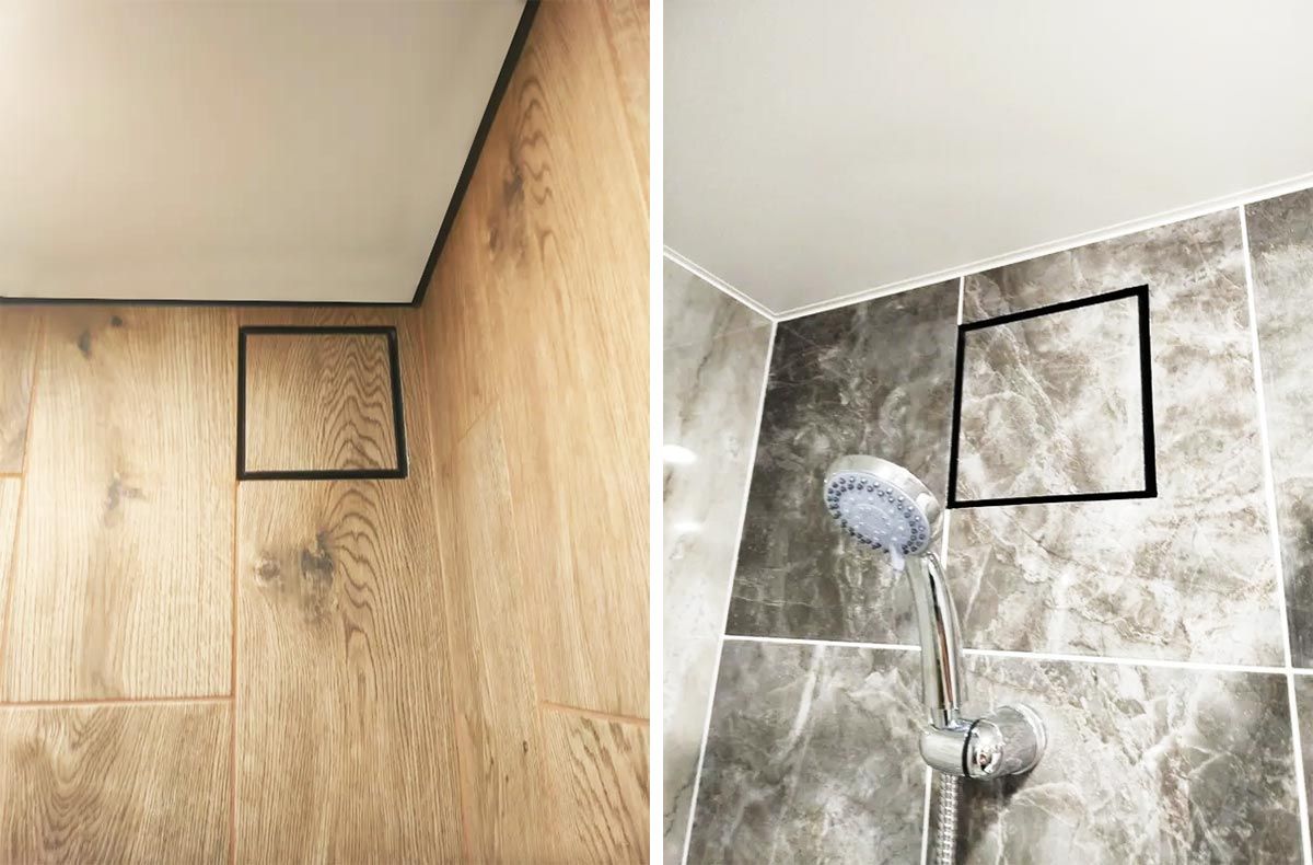 Вентиляционная решетка с вентилятором скрытого монтажа