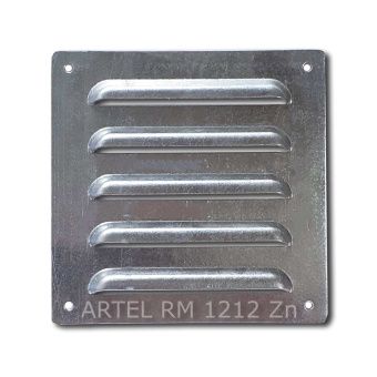 фото Artel RM 120х120 цинк, решетка металлическая вентиляционная